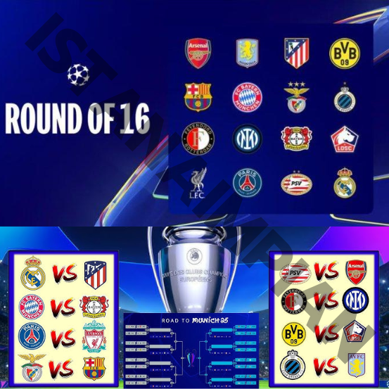 Hasil Drawing Babak 16 Besar Liga Champions