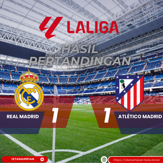 Hasil Pertandingan Real Madrid Vs Atletico Madrid