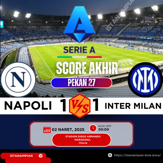 Hasil Napoli Vs Inter Milan