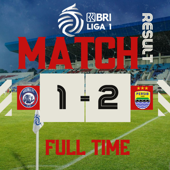 Laga antara Persib Bandung kontra Arema FC